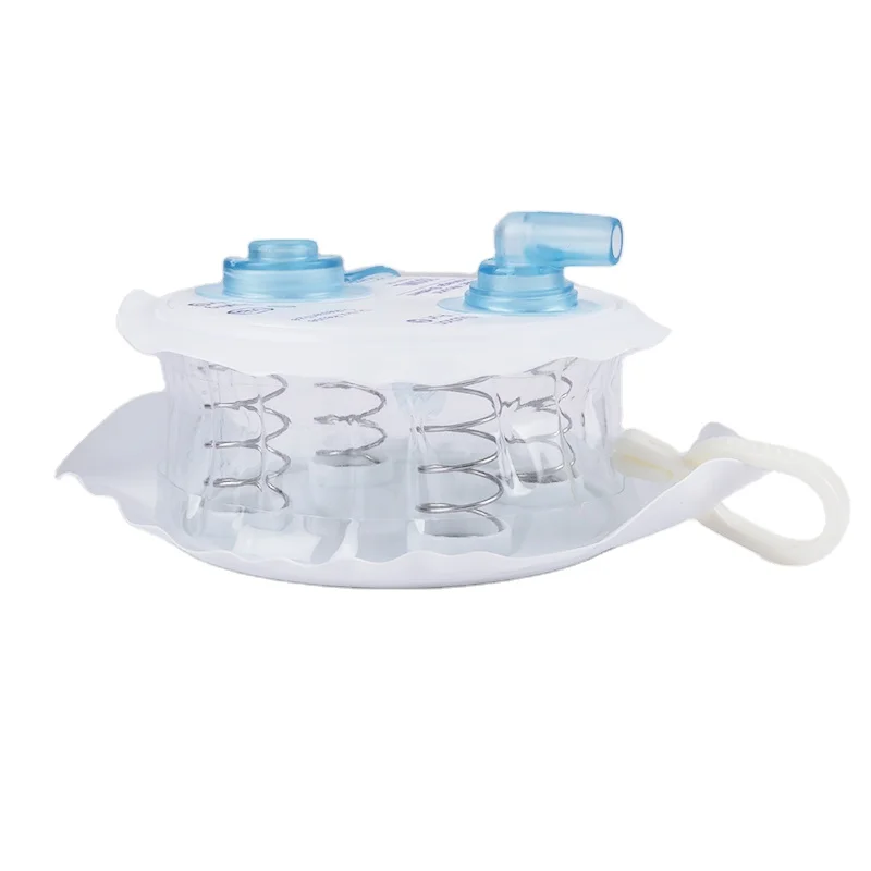 Medical Disposable Closed 3 Spring Wound Drainage System 400ml with Trocar medical drainage system kit