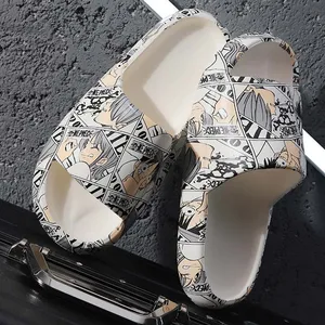 قطعة واحدة لوفي رجالي نعال غير قابلة للانزلاق سميكة قاع لينة رمل راحة نمط Ins Style عارضة أزياء أحذية داخلية هدية أعلى 10 مبيعات Luffy Cosplay شبشب - No2