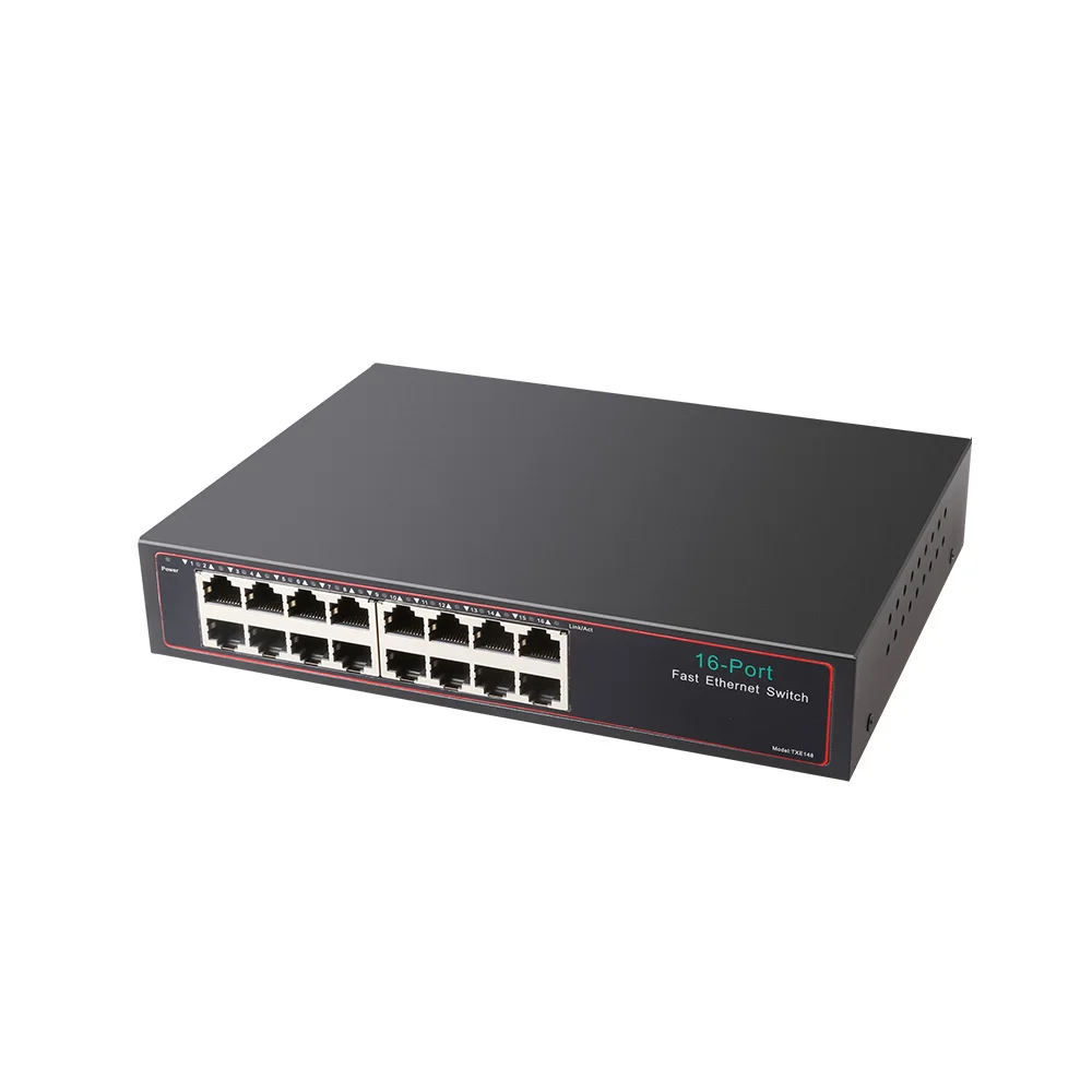 16 Port 100m+2port 1000m+1sfp Poe Switch