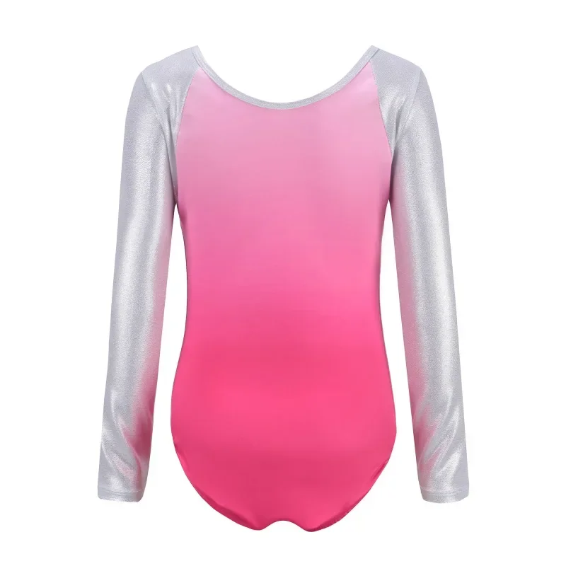 Girls Ballet Dance Leotard Long Sleeve Breathable Dancewear