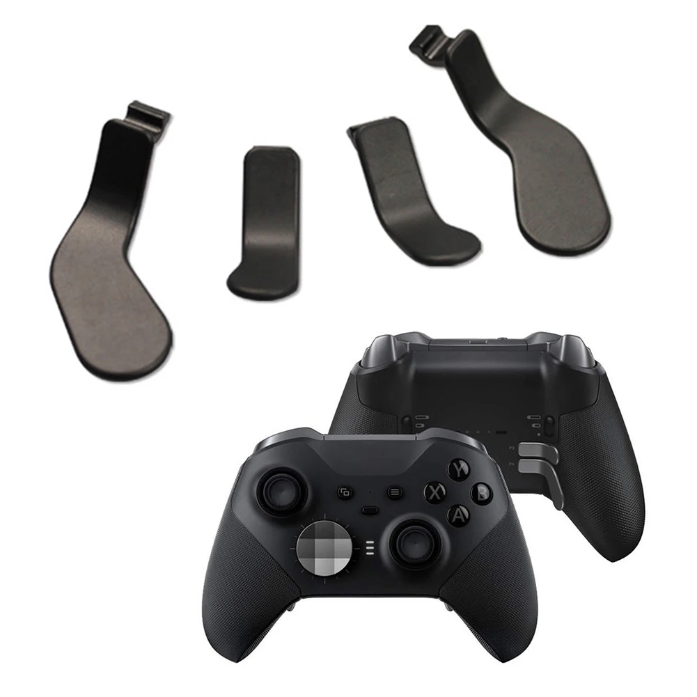 4 قطع من ملحقات الماكينة الإلكترونية المجاذيف المعدنية لقطع غيار وحدة التحكم اللاسلكية Xbox Elite Series 2 #1
