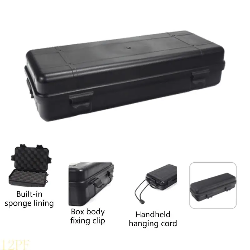 12PF Waterproof Utility Container For Organizing Tool Flashlights Gift Multifunctional Hardware Tool Box Instrument Case