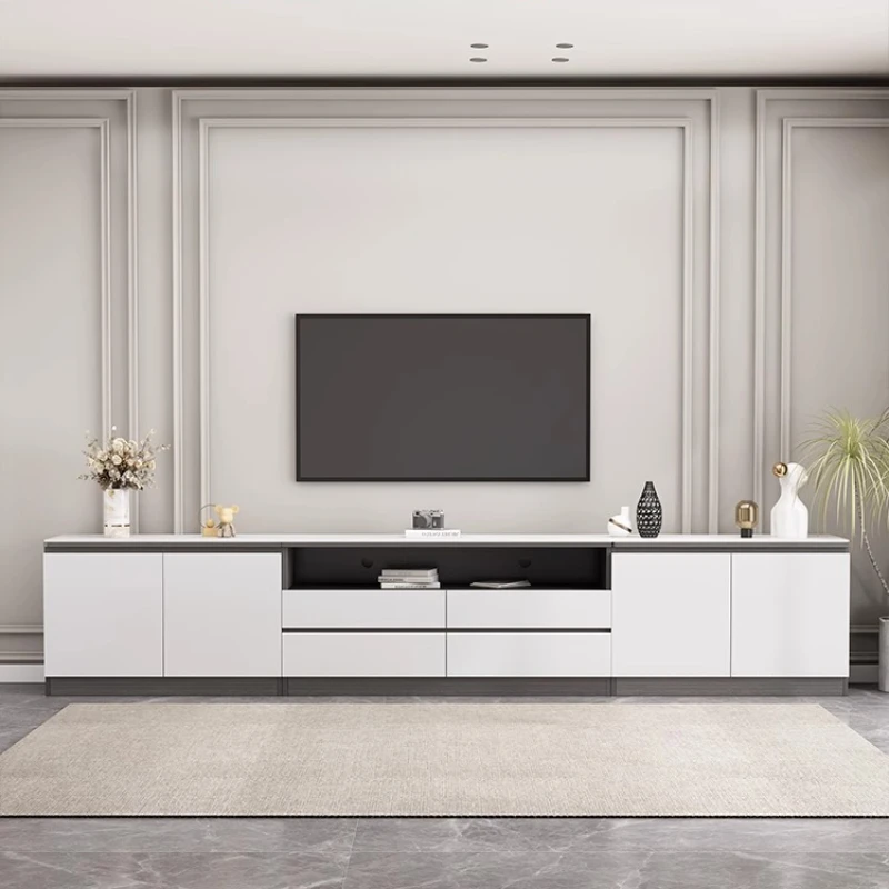 Muebles Dongseo para sala de estar, soporte para Monitor de Tv, mueble de Tv suspendido de pared con chimenea, estante para sala de televisión Vasagle