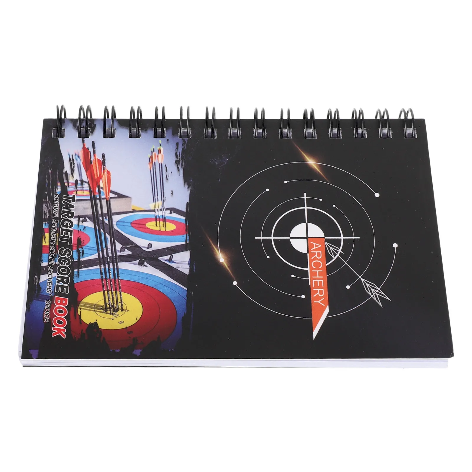 

Archery Scorecard Book Spiral Bound Compact Portable Archery Practice Journal Tournament Scoring Log Score Card Notebook