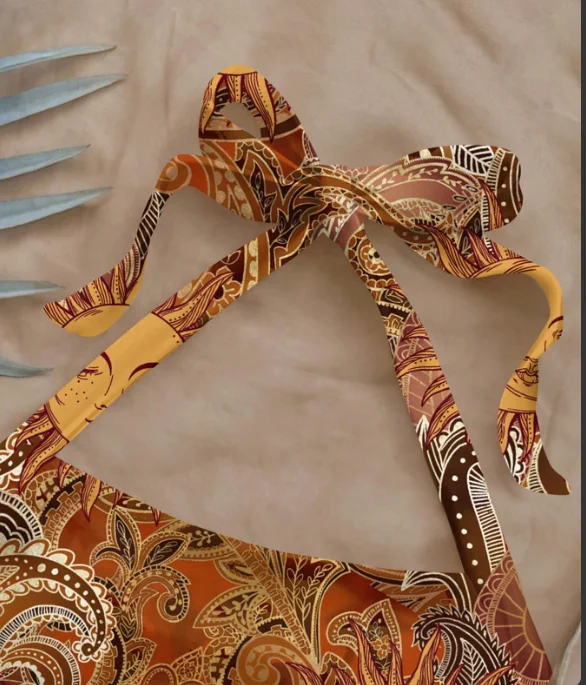 حزام علوي صيفي أوروبي وأمريكي مثير برقبة معلقة ملابس نسائية بقصة ضيقة