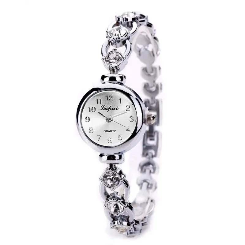 1/2/5 PCS Set Women Watches Bracelet Watch Ladies Wristwatch Alloy Rhinestone Luxury Rhinestone Casual Relogio Feminino Mujer