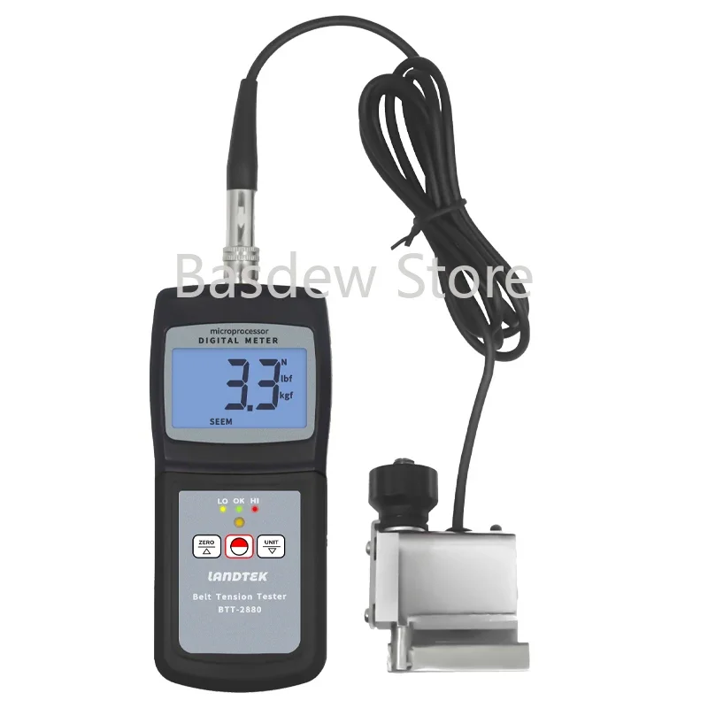 Digital Belt Tension Gauge BTT-2880 with Optional Cable and Software for RS232&USB