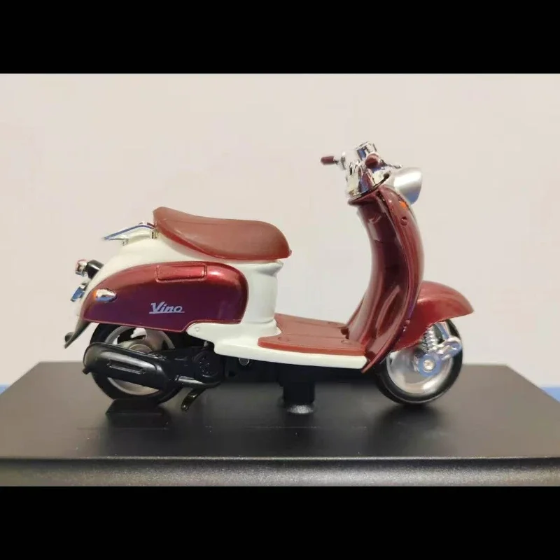 รถโมเดล WELLY 1:18 ของเล่นจำลองโลหะผสม รถมอเตอร์ไซค์ของเล่นเด็ก ของขวัญสะสม รุ่น 1999 Vino YJ50R