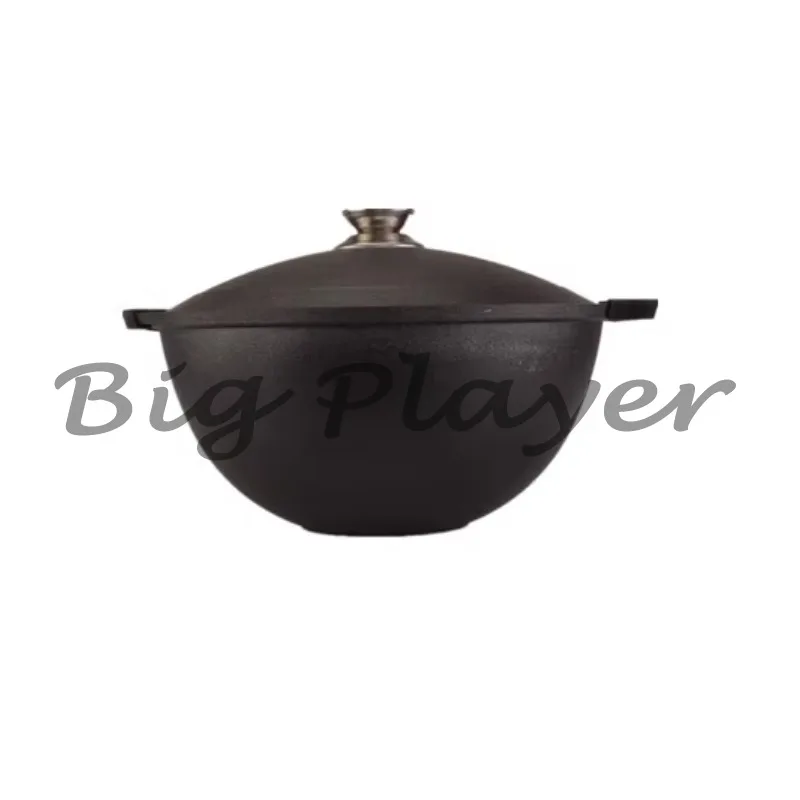 

Кастрюля для жареного риса 7 л, 9 л, 12 л с крышкой, утолщенный алюминиевый горшок, кастрюля для риса, черный и красный