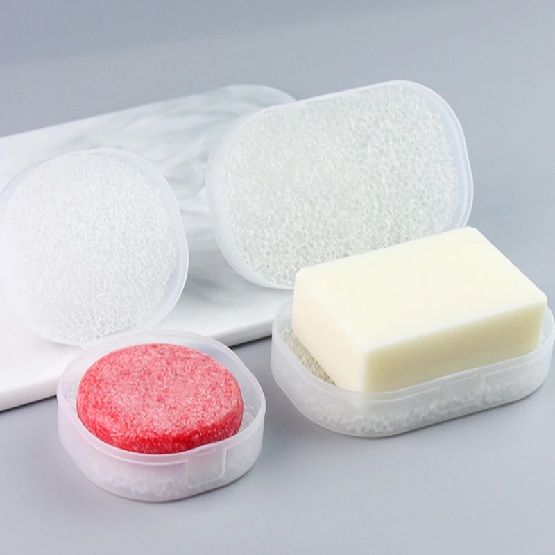 Storage Box Plastic Soap Container Home Organizer Box Sealing Waterproof Travel Soap Box With Lid Drain Bathroom Accessories