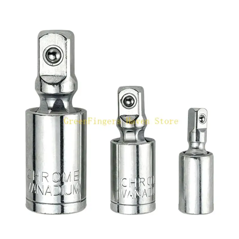 F68D Universal Joint Drive Coupler Steel Jointed Head with Retaining Ball for Tight Access Repair and General Assembly Work