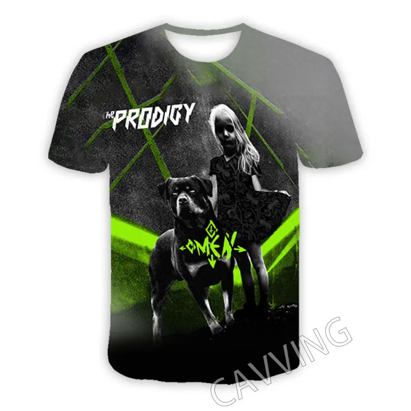 CAVVING 3D Printed The Prodigy Rock Casual T-shirts Hip Hop Tee