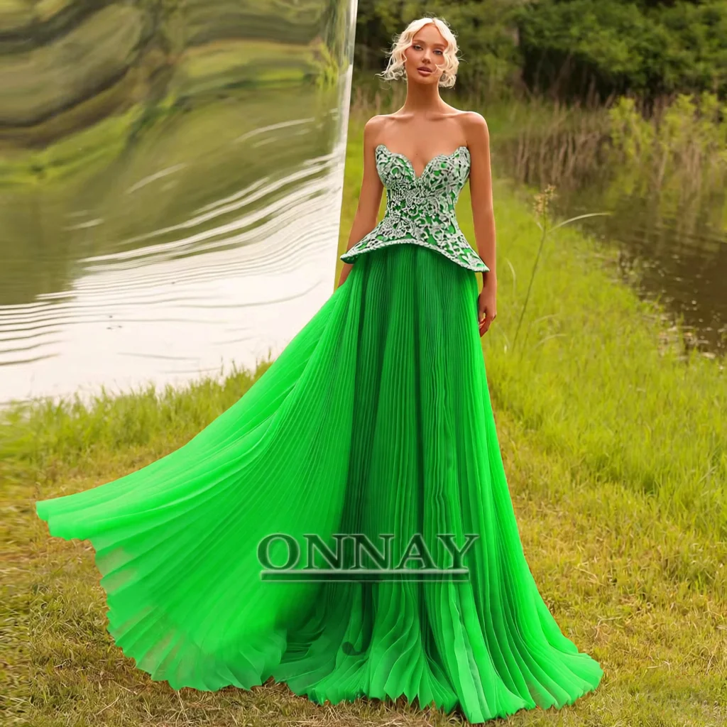 Customized Charm Aline Sweetheart Evening Dresses Maxi Gown for Women Crystals Dubai Saudi Robes De Soiree Bespoke Gown Plus image 5