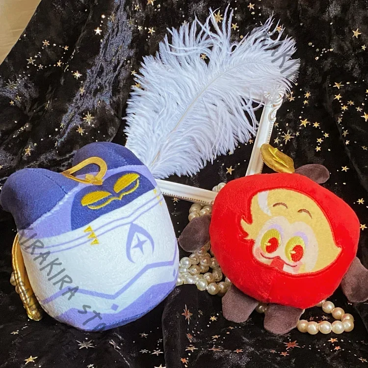 

Hazbin Hotel Adam Lucifer Fangoods Cotton Pendant Cosplay Printed Figure Mascot Maumet Ornaments Kawaii Widget Puppet