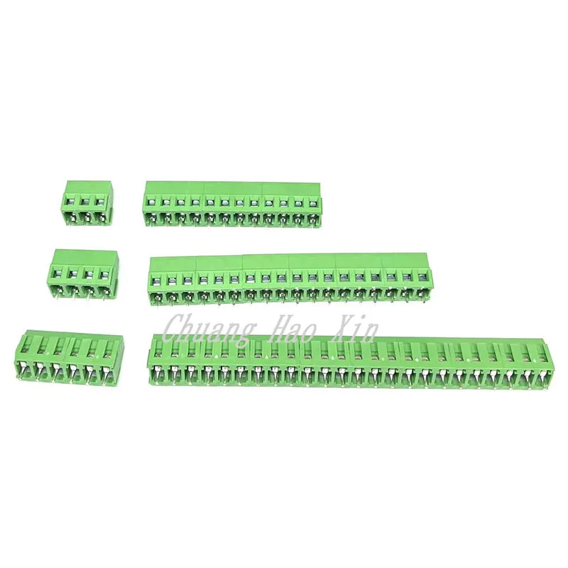 

10pcs screw type terminal block KF350-2P 3P 4P 5P 8P 10P 12P with a spacing of 3.5mm can be spliced