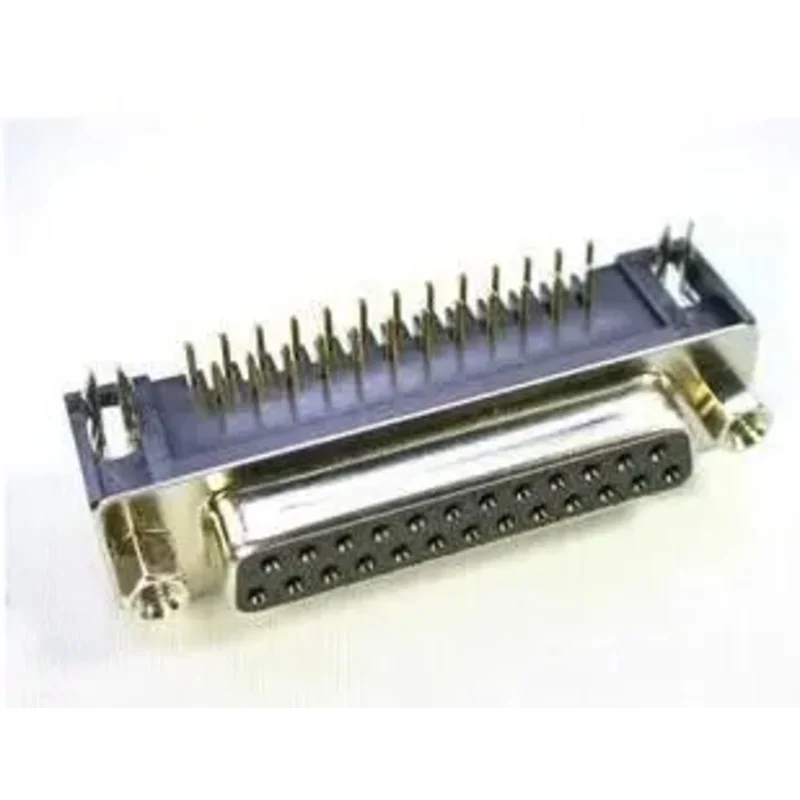 10Pcs DR25 Core DB25 Female/Male Head Hole/Needle Welding Plate Bend 90 Degree Bend 232 Serial Port 25 Cores