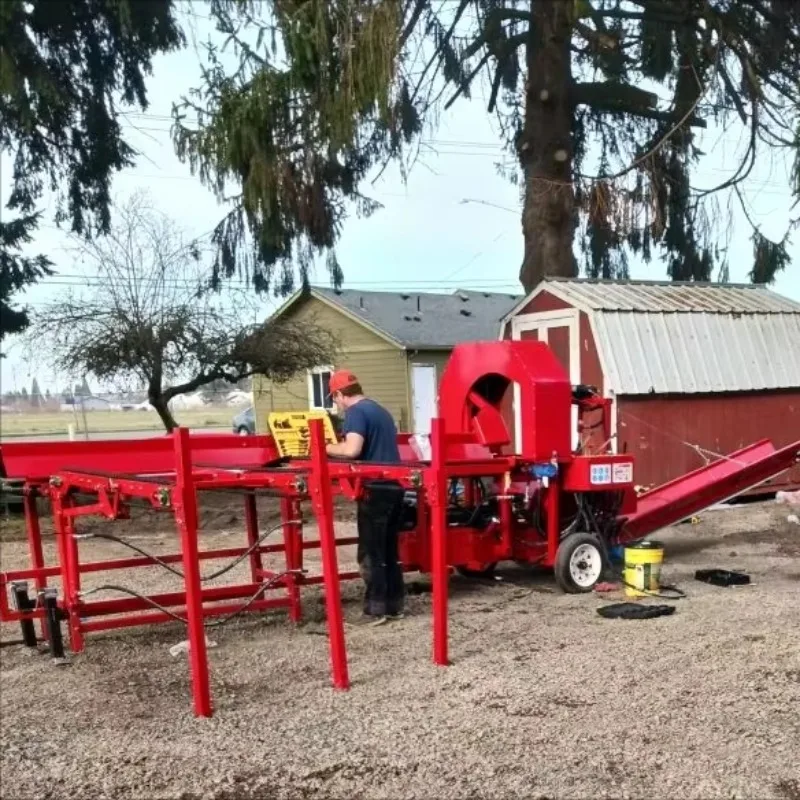 Heat Resistant Hydraulic Wood Splitter All Season Firewood Splitting Machine Adapt Hot Tropical Working Regions