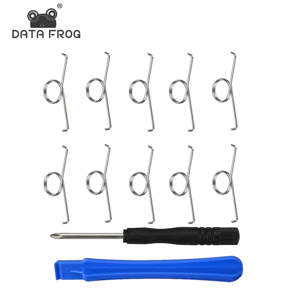 

Data Frog Trigger Spring for DualShock 4 L2 R2 Replacement Parts JDM-030/040/055 Controller Repair Kit with Tools for PS4