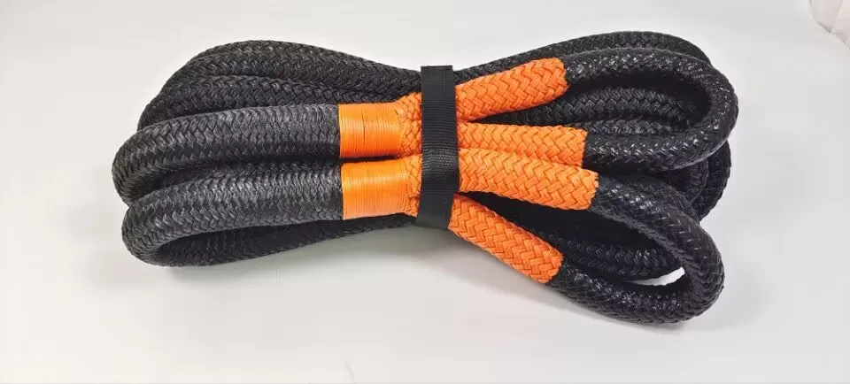 Off Road Vehicle Elastic Nylon Towing Rope Car Kinetic Recovery Rope Heavy Duty Rope for Emergency