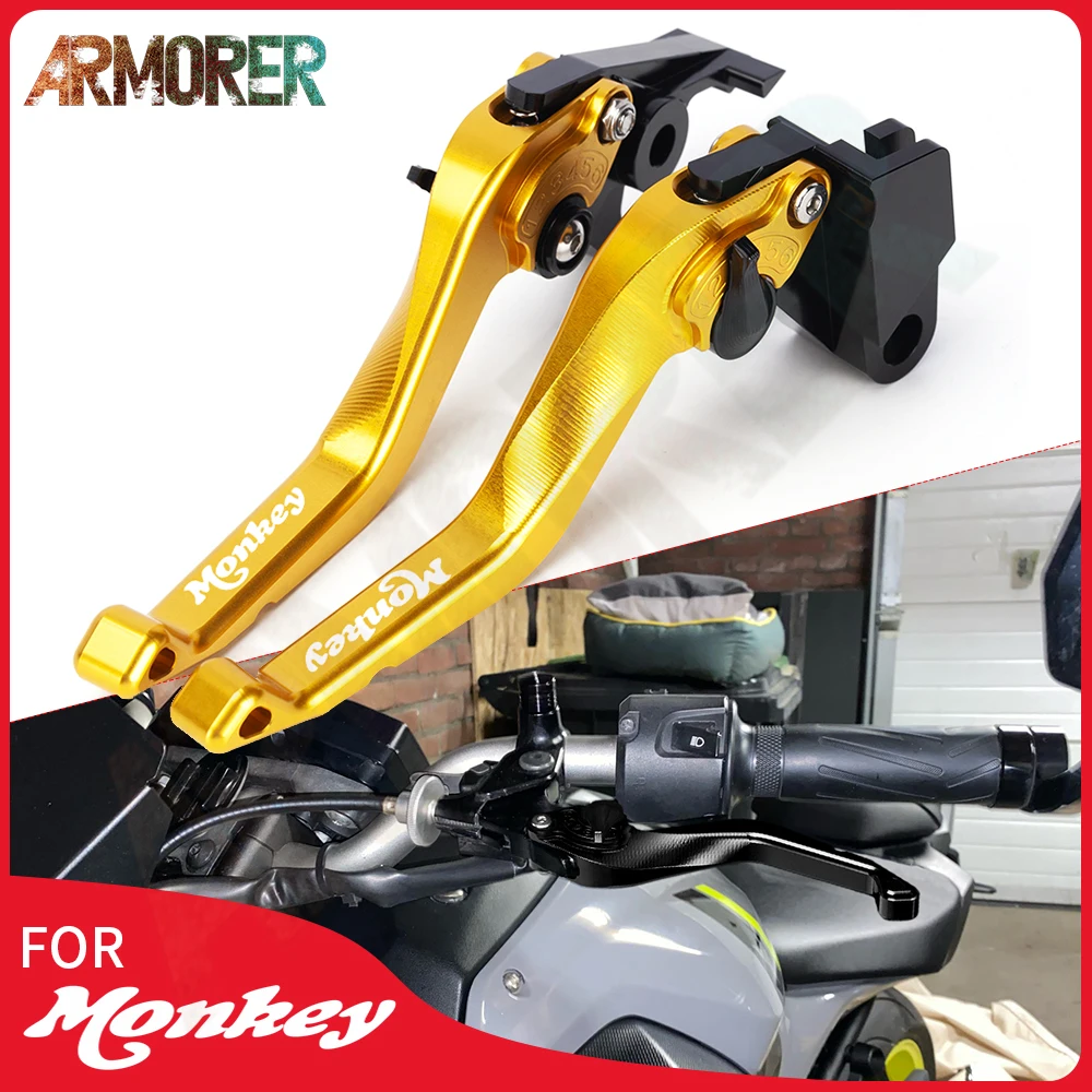 CNC Aluminum Adjustable Blrake Clutch Lever Motorcycle Accessories For Honda Monkey125 Z125 Monkey 125 Z 125 2020