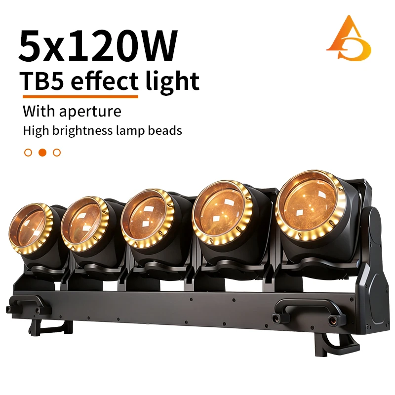DMX 5x120w RGB Strahl Moving Head Licht DJ Bühne LED Moving Head Licht Hochzeit Konzert Disco DJ Licht