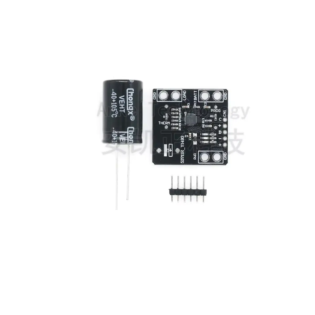 MCP73871 Integrated System, Load‑Sharing, Lithium‑Battery Charging Board, 4.2 V, 1 A Charge‑Management Module
