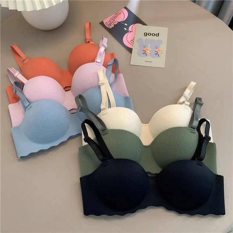 Seamless Convertible Straps Bra For Woman Female Lingerie Tops Bralette Active Wire Free Push Up Soft Women's Underwear Bras