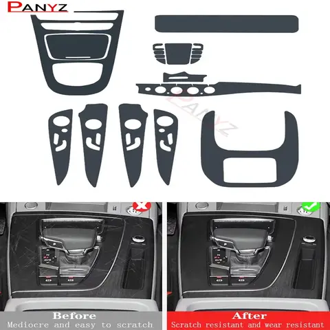 메르세데스 벤츠 E 클래스 W213 E200/260/300/320 2016-2019 자동차 액세서리 센터 콘솔 TPU 투명 멤브레인 보호 필름