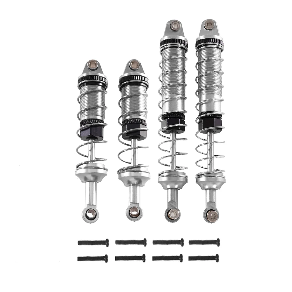 For Wltoys 12428 12423 12427 12429 FY-03 4pcs Metal Oil Shock Absorber Damper 1/12 RC Car Upgrade Parts Accessories