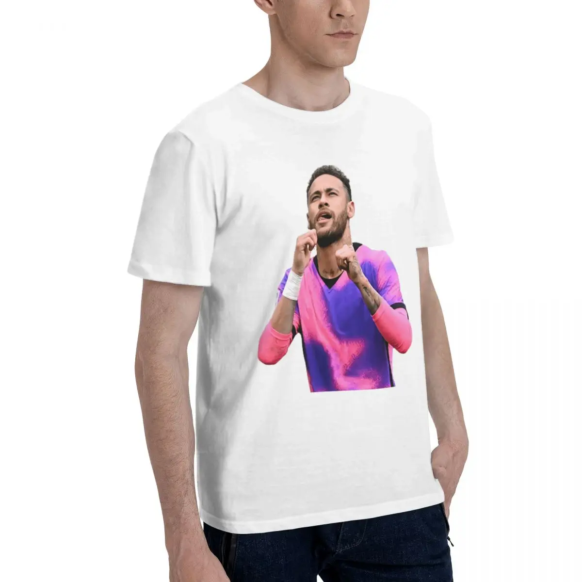 Neymar And Jr Brazil Celebrate Soccer Striker 7 Campaign Creative Tees High quality Travel