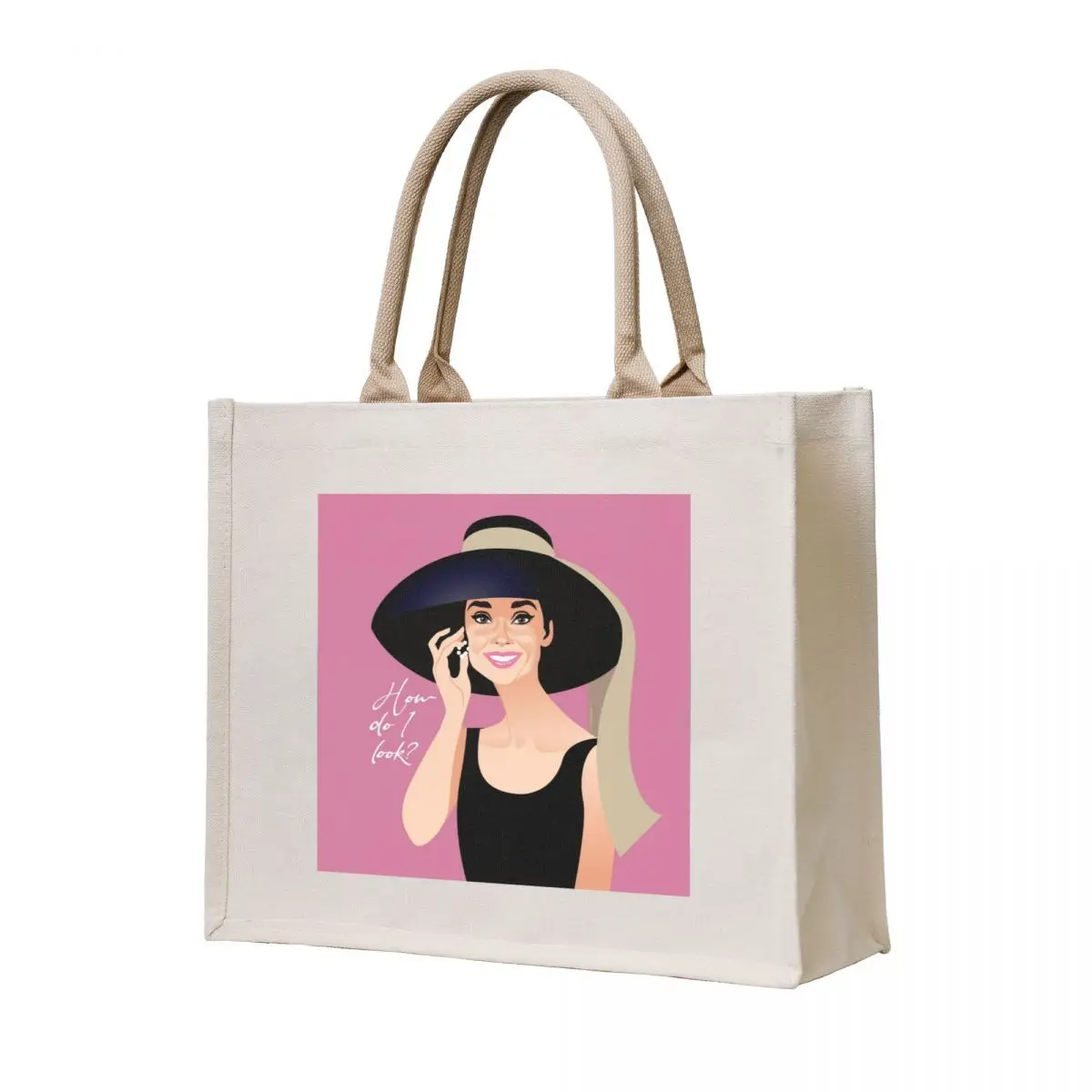 

How do I look Tote Bag custom fabric bag custom tote bag eco folding Large bags for women