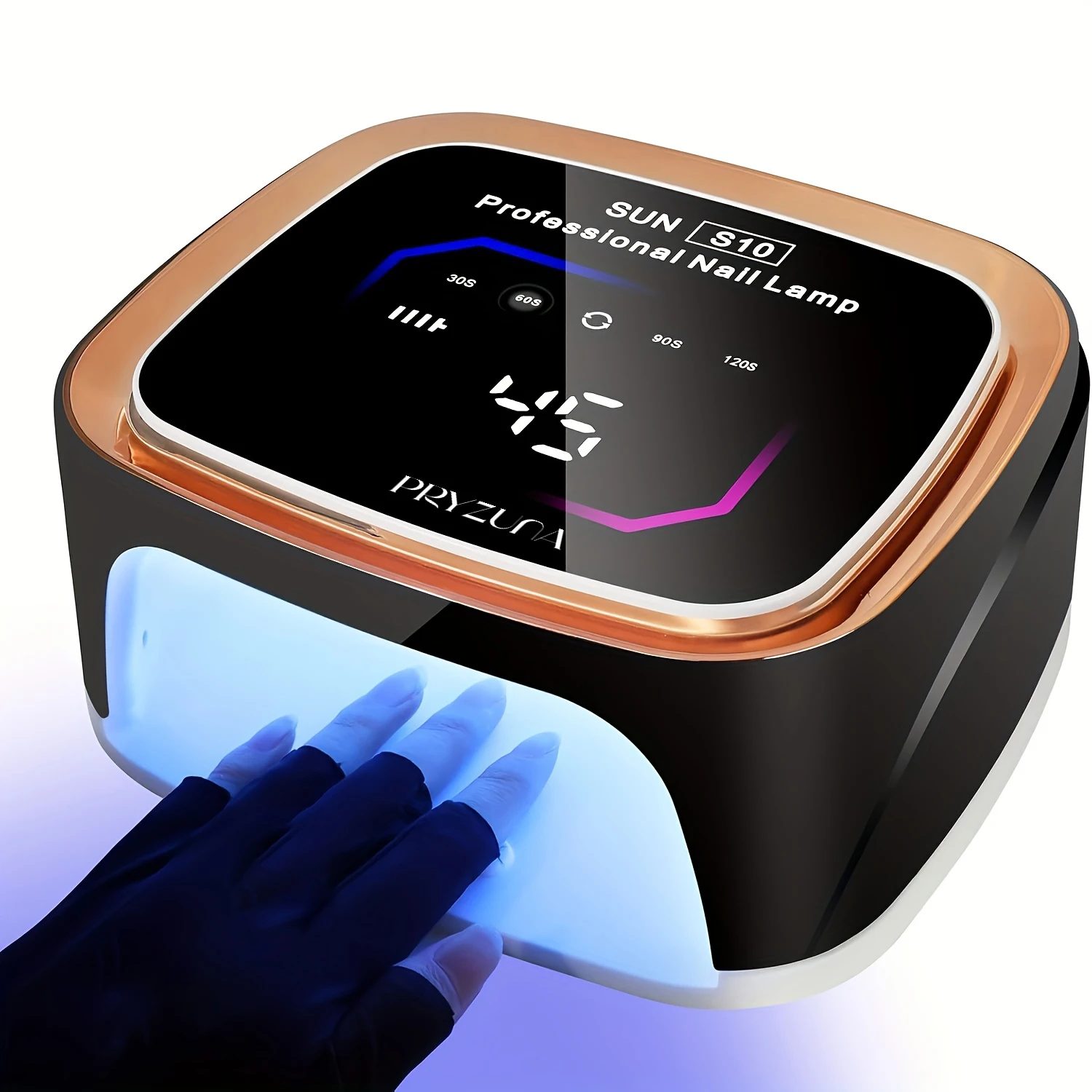 36 LEDS Rechargeable Nail Dryer Cordless Lamp 108W for Manicure and Curing All Gel Nail Polish at Home DIY Salon