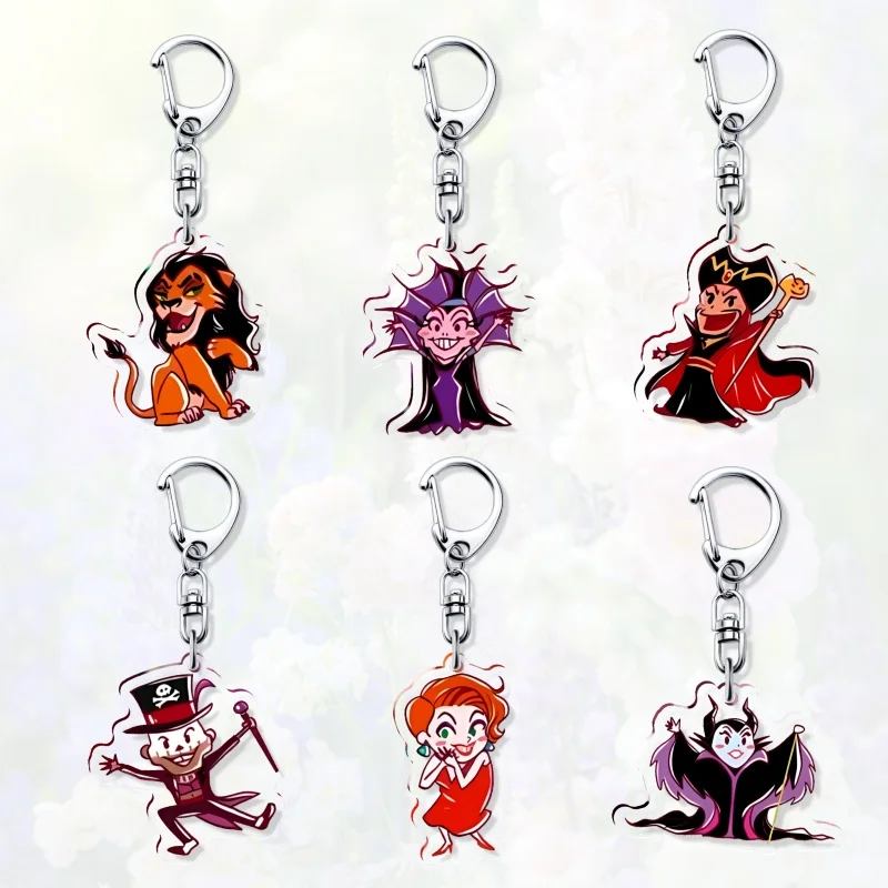 

Villain Spelltacular Maleficent Ursula Scar Evil Queen Keychain Fan Gift Bag Charms Key Chain Pendant Kingring New Ornaments