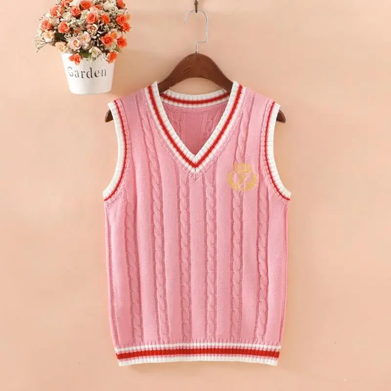 Women Sweater Vest Sleeveless Pullover Sweater Women\'s Knitted Women\'s Waistcoat Winter Wool Vest Women