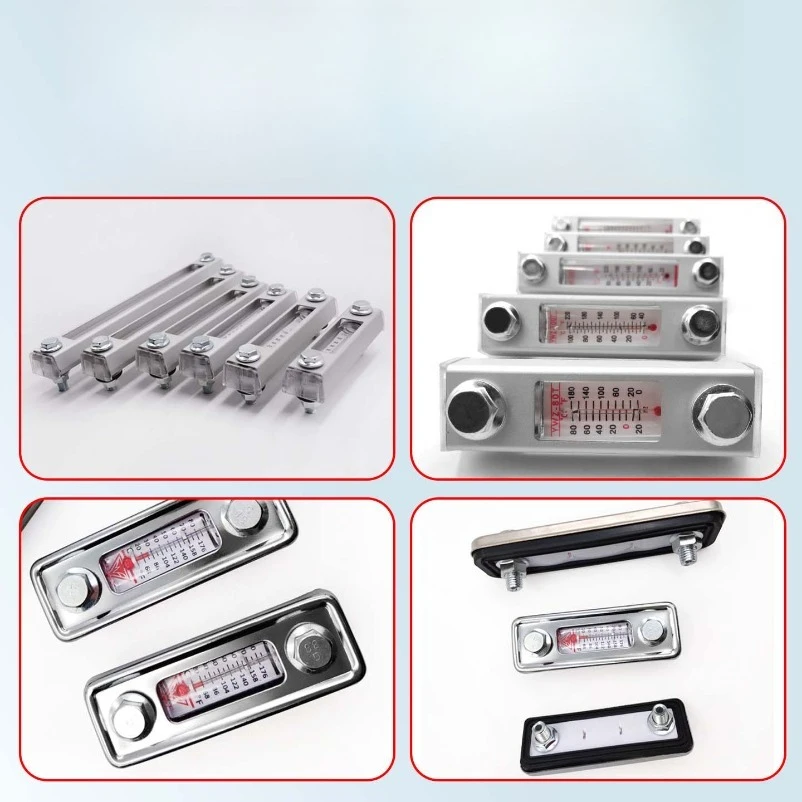 

Aluminum shell Hydraulic Tank fluid Level Gauge Oil Level Gauge Water Level Gauge Oil standard water thermometer YWZ 80T-500T