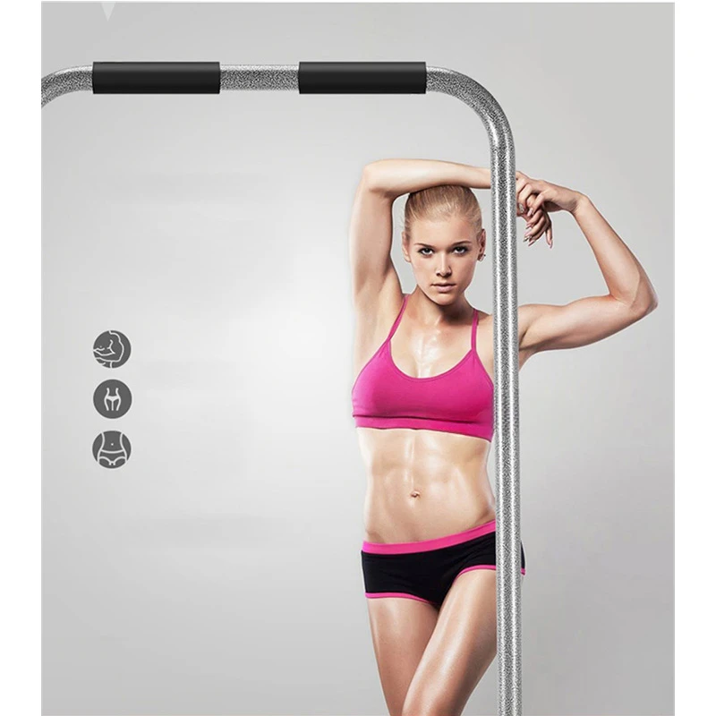 Adjustable Bodybuilding Bar Home Training Equipment Pull Up Bar Home Gym Treadmill Cow Hair Muscle Iron Rods Level Tool Chin-up