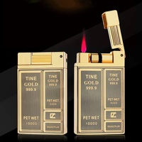 Explosive high-end windproof induction BRIC jaguar lighter electronic induction inflatable lighter men's boutique gift