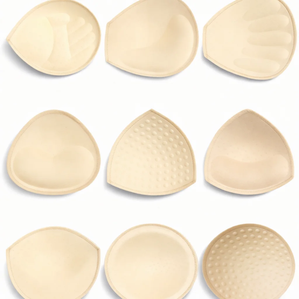 Natural Support Foam Bra Inserts Thickened Padding For Sportswear Bikinis Comfortable Sponge Breast Enhancers Body Shaping Cups