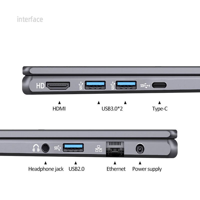 كمبيوتر محمول 15.6 بوصة Intel Core i9-12900H/i7-8750H Windows 11 Pro 2 * DDR4 64GB 2 * M.2 2TB SSD Ultrabook Computer بصمة فتح