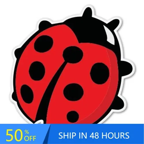 

Ladybug Trendy Camper Van Boat Car Walls Waterproof Vinyl Decal Gift Retro Funny Vintage Unique Cool