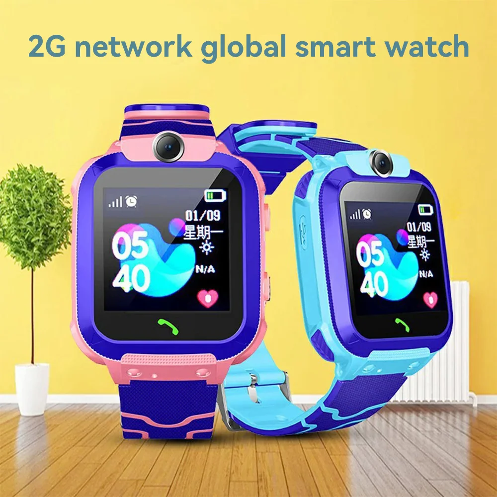 

COMI Q12 Kids Phone Watch with LBS Tracker SOS Phone Camera 2G Cellular Network Call Chat Game Flashlight Children's Smart Watch
