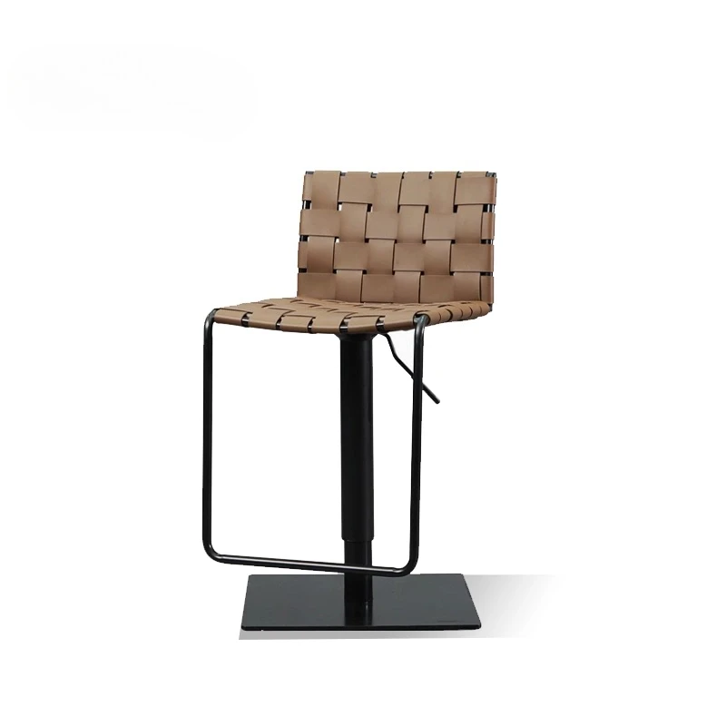 Lifting rotating bar stool Bar chair Light luxury high stool Club chair Home living room Island bar chair