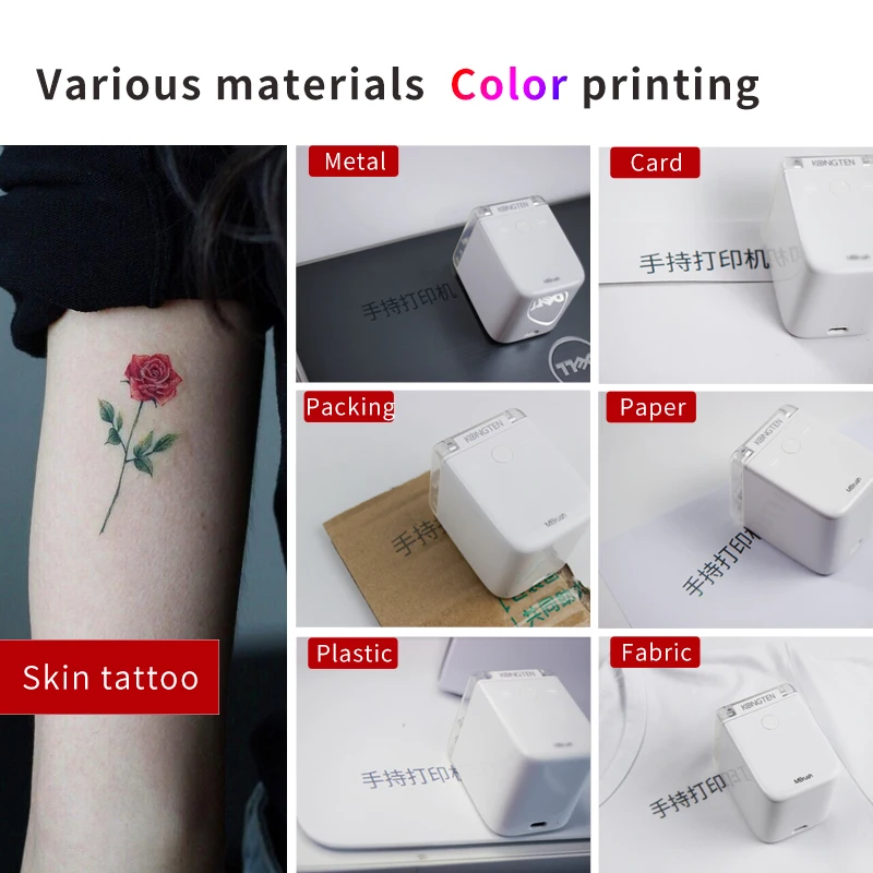 Mbrush Mini Cube Smart Home มีสต็อกเครื่องพิมพ์ดิจิตอลสีเต็มรูปแบบ