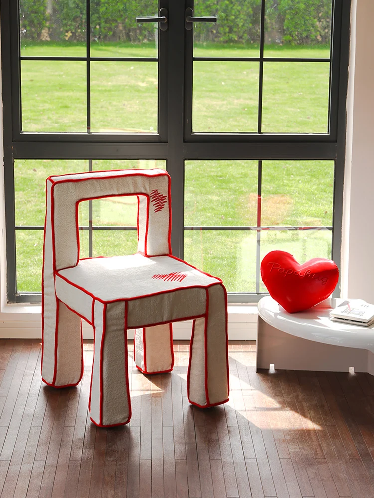 Furniture,Love Comics,Dining Chair,Luxury Living Room,Single Person Sofa Chairs,Bedroom,Backrest Makeup Stool Customized
