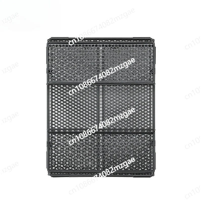 

CK-24BF hexagonal open cage camping home folding storage basket IGT one-unit storage box