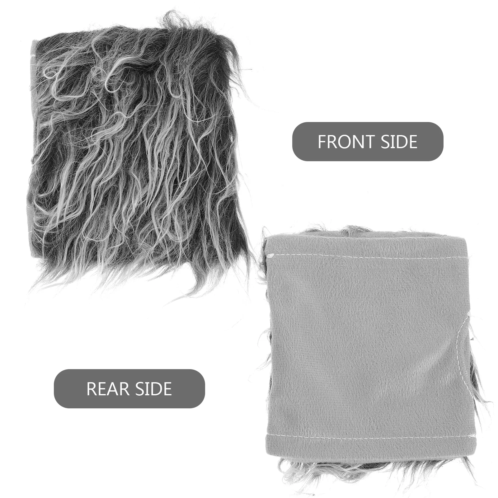 1 Zestaw Rekwizytów Wilka do Cosplayu Opaska na Głowę Ogon Rękawiczki Akcesoria do Kostiumu Zwierzęcego Dekoracja Sceniczna Opaska Wilka Rekwizyt Kostiumowy na Imprezę