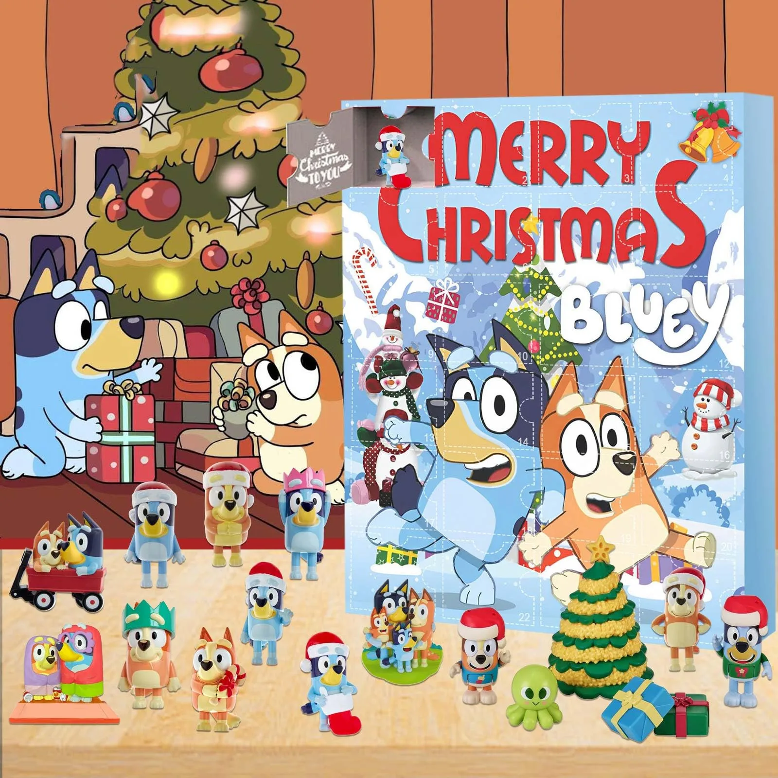 2024 Christmas Advent Calendar Contain 24 Gifts Cute Figures Doll Advent Calendar Christmas Countdown Calendar With Surprise Toy