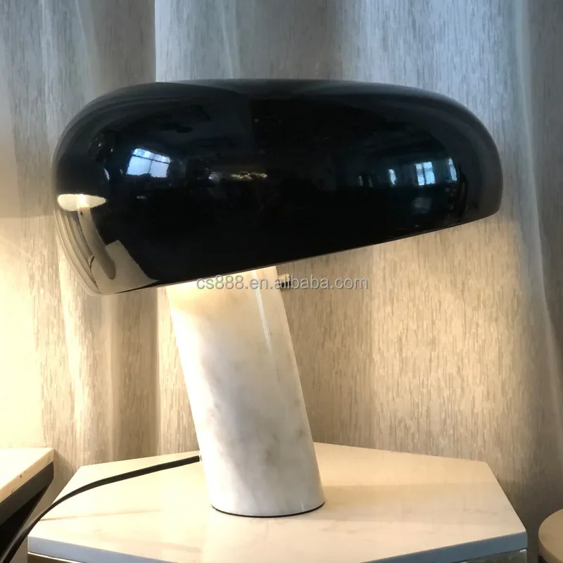 Mushroom Table Marble Lamp  nordic Desk Light  for Hotel bedside led table lamp