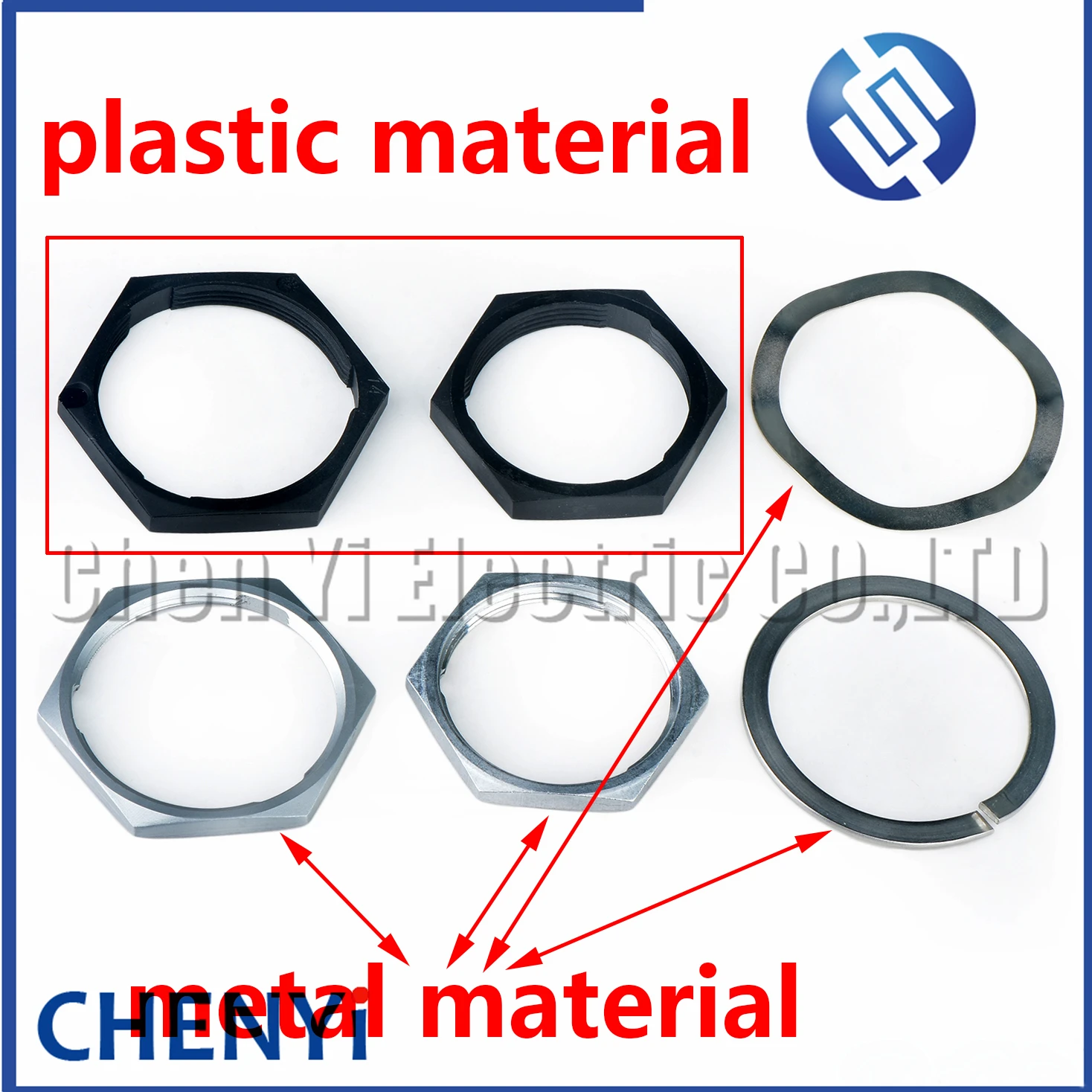 Circular connector fixed nuts grommet pad 2414-001-2486 2411-001-2405 2411-002-1805 112264-ZZ 114020-90 112263-90 For Deutsch