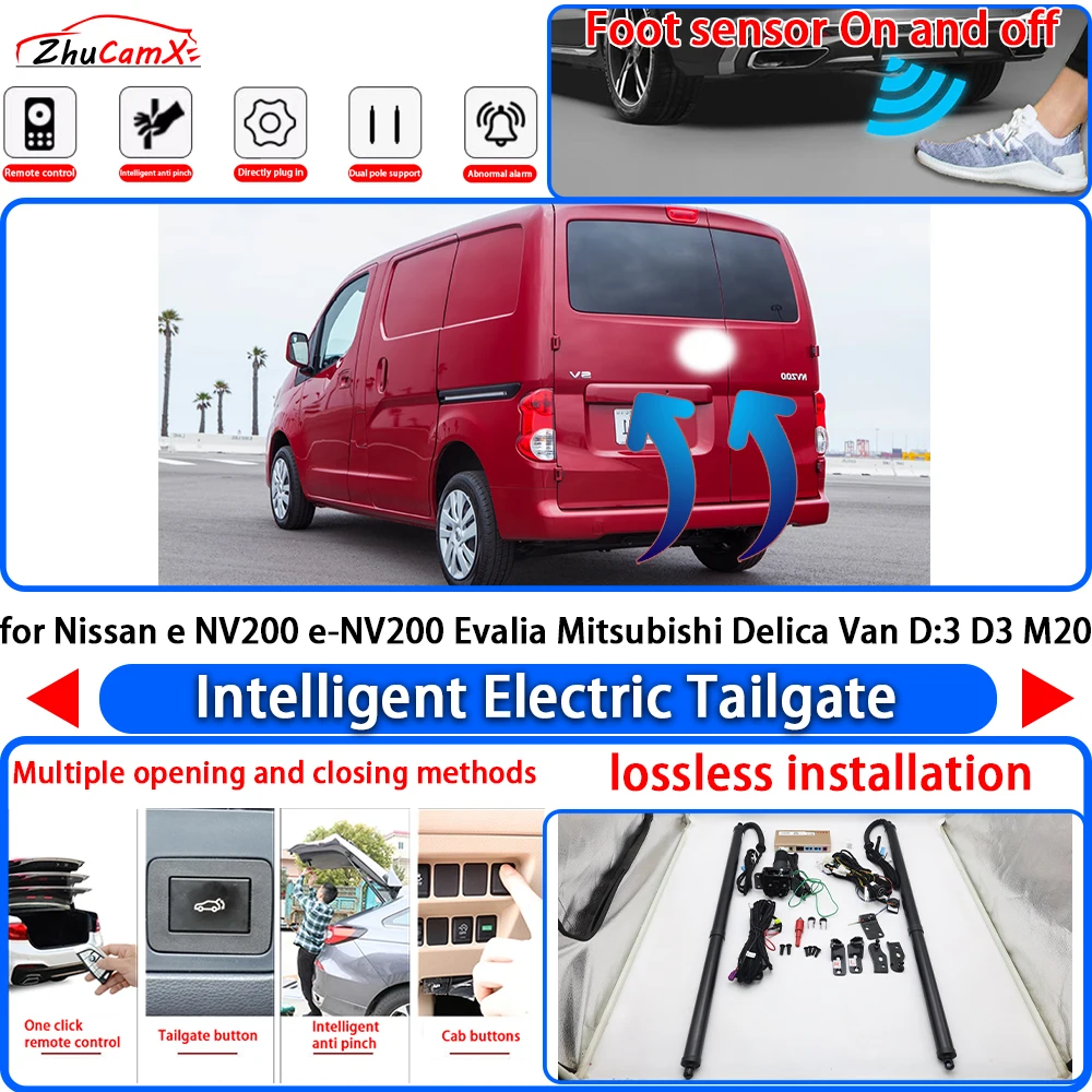 

for Nissan e NV200 e-NV200 Evalia Mitsubishi Delica Van D:3 D3 M20 Power Liftgate Electric Suction Tailgate Tail Gate Lift Strut